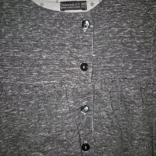 Grey Yellowsub dress with soft lining, like new