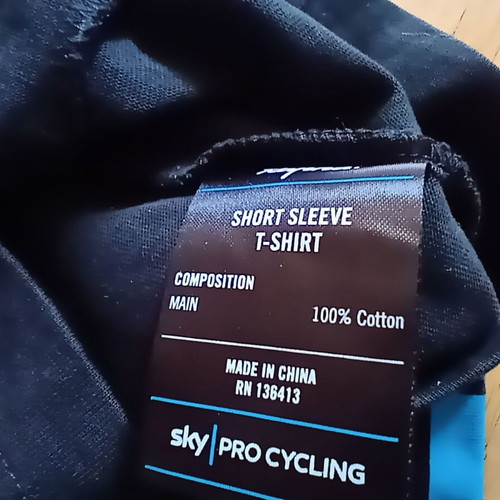 Rapha Sky Pro Cycling Pinarello Jersey Size XS like new, 100% cotton
