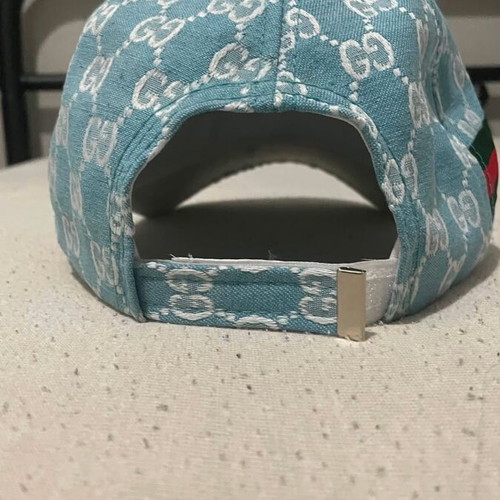 Gucci cap, turquoise, size S