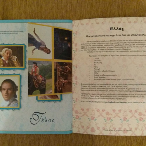 Panini Beauty and the Beast sticker set new