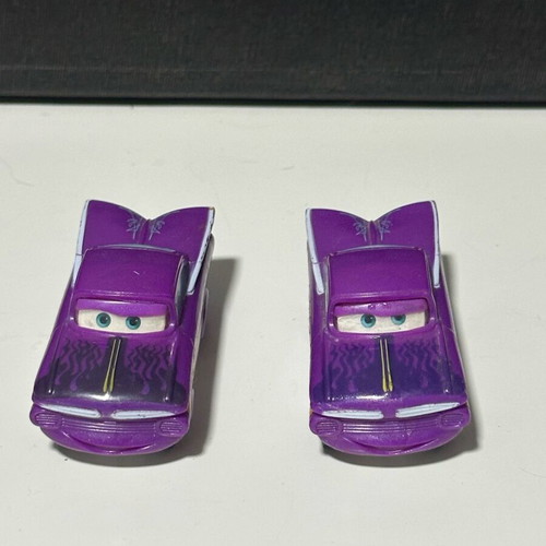Disney Pixar Cars Ramone set of 2 purple pull back like new