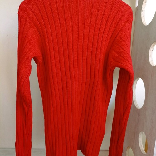 Polo Ralph Lauren men's sweater like new, size M, red, 100% cotton