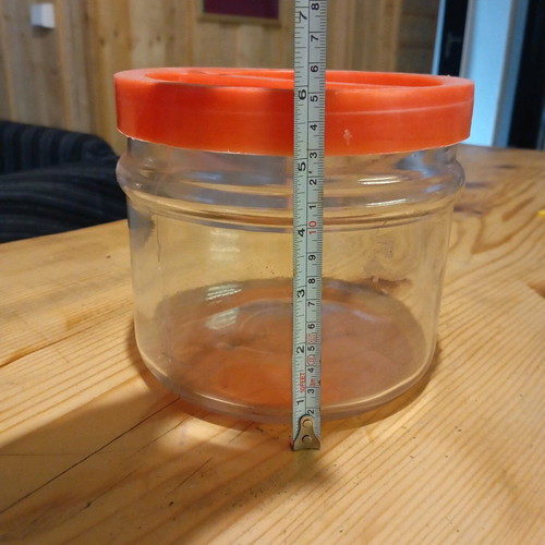 Glass jars with lid used, pack of 30, 3500ml