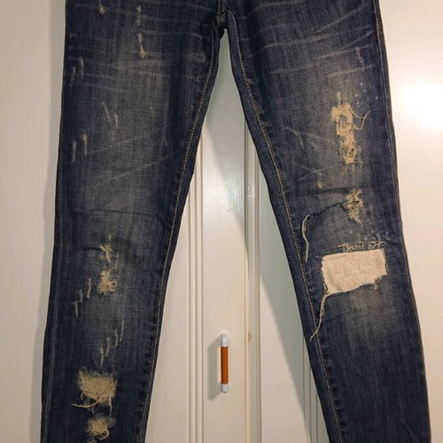 Bershka jeans pants size 32 like new, blue