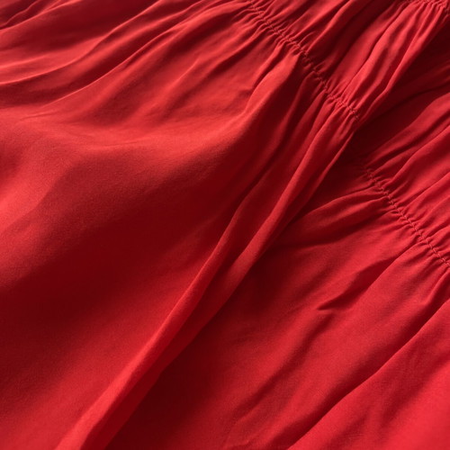 M&S women's red long skirt, size XS / 34