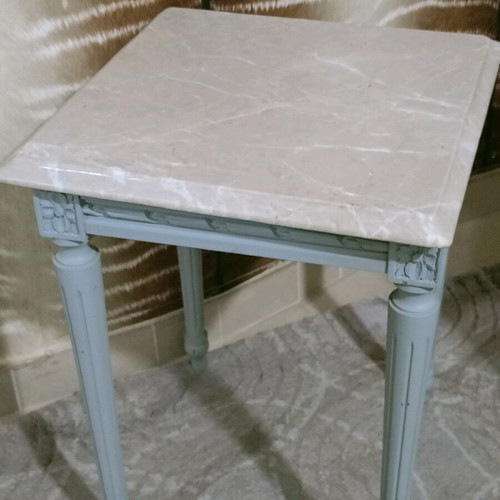 Side tables used with marble tops, set of 2