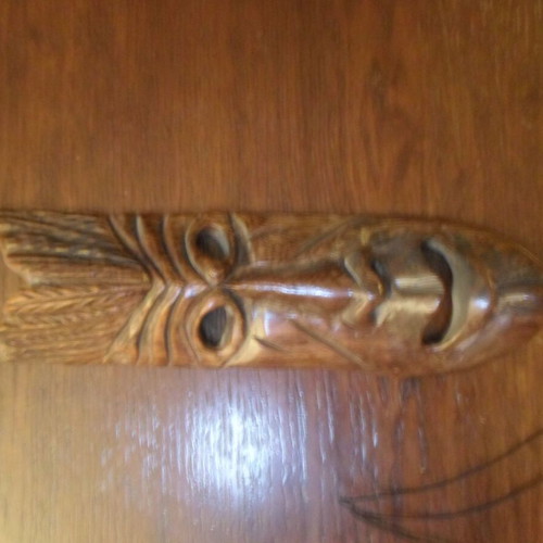 Wooden hanging decoration like new African origin