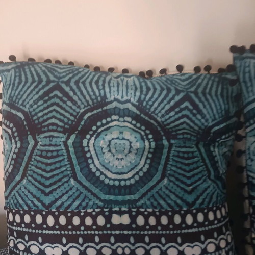 Boho nef nef sofa pillows like new, pack of 2, 45x45 cm