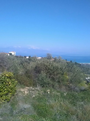 Οικόπεδο οικοδομήσιμο 1 στρέμμα με θέα στον Κορινθιακό, Άνω Λουτρό