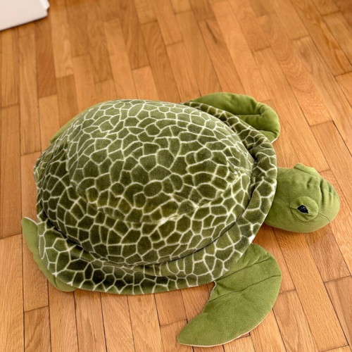 Plush turtle used decorative, dimensions 58x33x17 cm