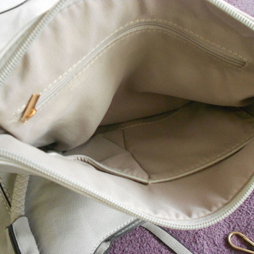 Just Glamour shoulder bag set grey like new