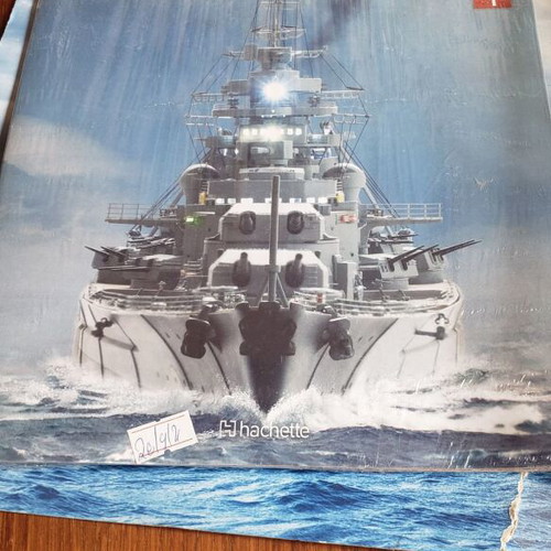 Modeling kit first issue for historic German battleship Bismarck new