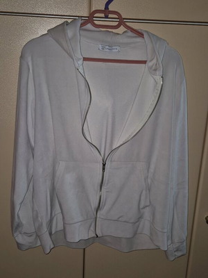 Unalome plus size velour cream/white jacket like new