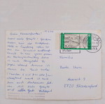 Postcard used, mailed from Germany