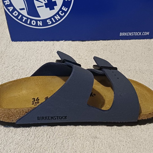 Birkenstock Arizona sandals, navy blue, size 36, narrow fit