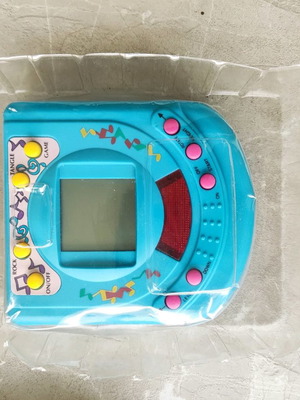 Old electronic toy with blocks new, unused