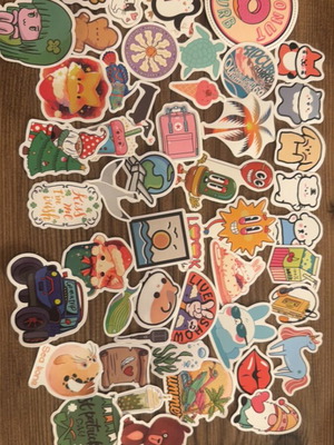 Sticker set like new, 50 pieces