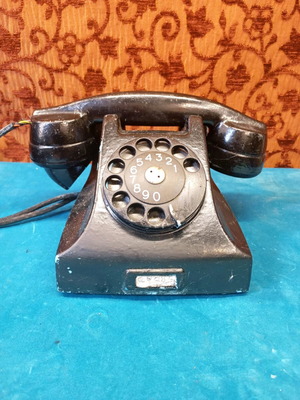 Ericsson LM Bakelite Telephone used, 1950s