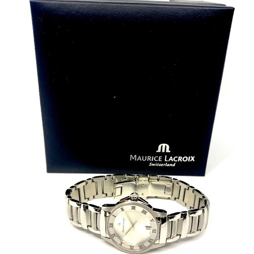 Maurice Lacroix women's watch stainless steel waterproof new with sapphire