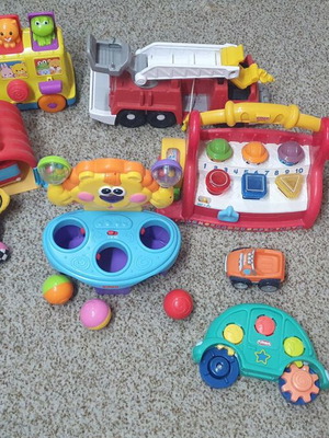 Fischer Price and Playskool baby toys used