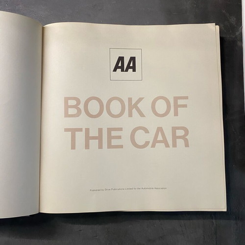 Book of the Car limited edition collectible book like new