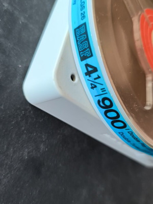 Audio reel 11 centimeters sealed, new