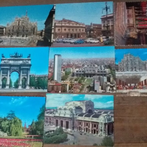 Italian travel brochures used, set of 5, 1950s-60s