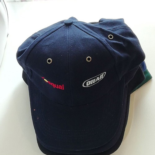 Jockey Style Cap new with OPAP logo and 2008 pin badge