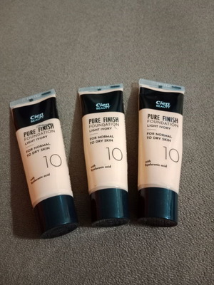 Cien Pure Finish Foundation No 10, πακέτο 3 τεμ.