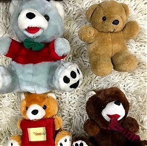 4 αρκουδάκια λούτρινα, Goodys,  teddy bears, Goodys
