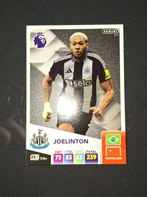 Panini Premier League Joelinton κάρτα καινούργια
