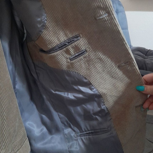 Emilio Corali men's corduroy suit like new, beige