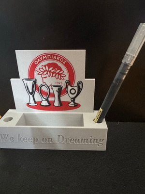 Olympiacos pen and mobile holder new