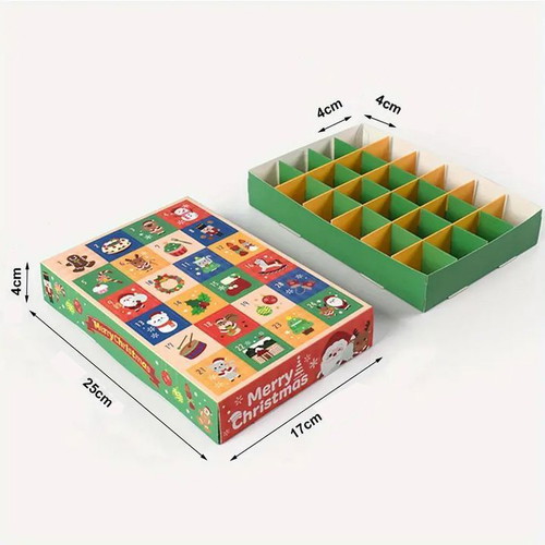Christmas gift box 24 compartments new