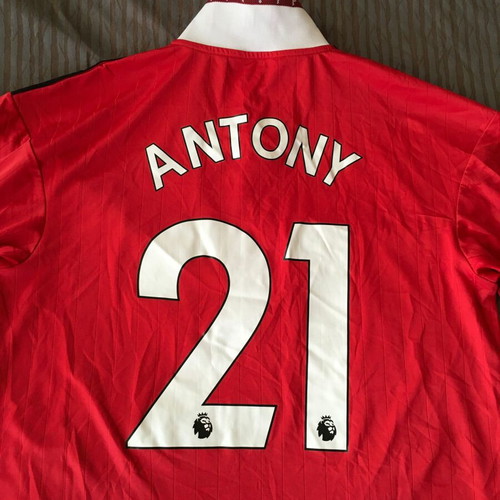 Manchester United Home Shirt 2022-23 Antony #21, authentic