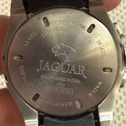 Jaguar Limited Edition Watch like new, black, men's