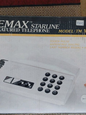 Τηλέφωνο Telemax Starilne TM 3501 καινούριο, ενσύρματο, άσπρο