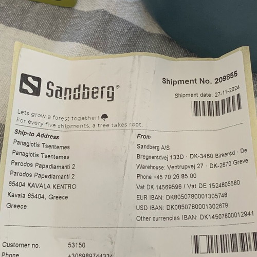 Sandberg Powerbank 24000 new