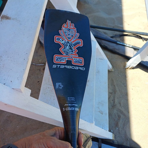 SUP paddles used carbon fiber set with blades and handles
