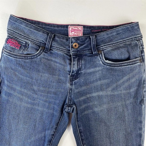 Superdry Standart Super Skinny Jeans Womens Size W30 L32 Blue like new