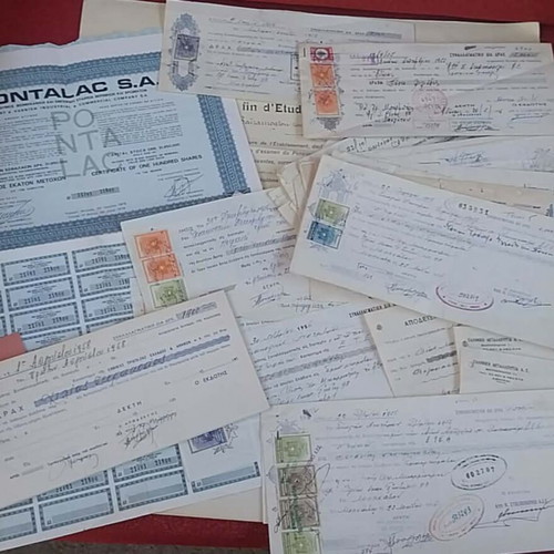 Lot of papers from 1950 like new