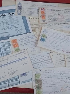Lot of papers from 1950 like new