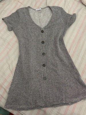 Zara mini dress new, gray, size L