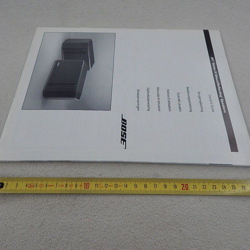 Bose 201 speaker presentation brochure like new