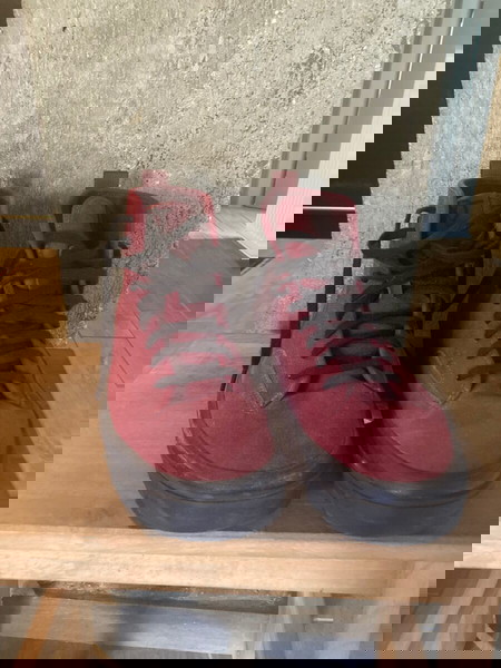 Vans μπορντω μποτάκια