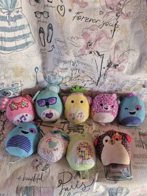 Squishmallow toy set like new