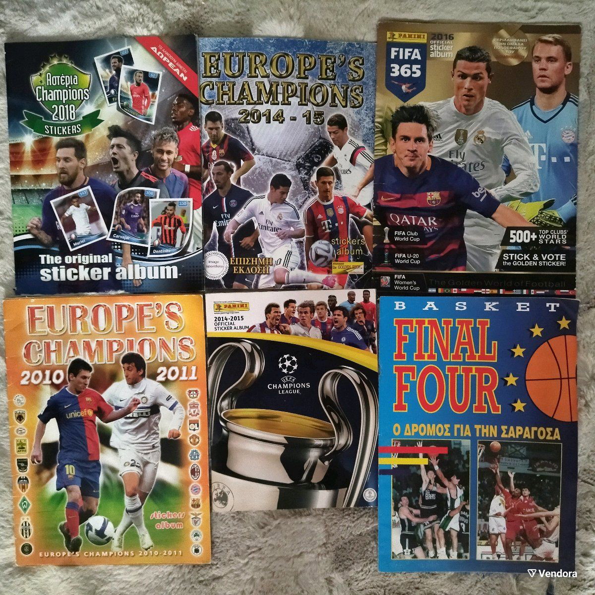 PANINI ALBUM ΠΟΔΟΣΦΑΙΡΙΚΑ ΚΑΙ ΑΛΛΑ - € 210,00 - Vendora