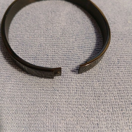 Men's stainless steel bracelet black matte new