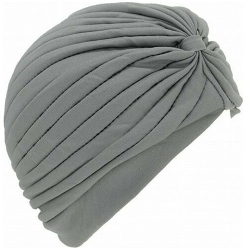 Turban new, pack of 2, light gray and leopard print