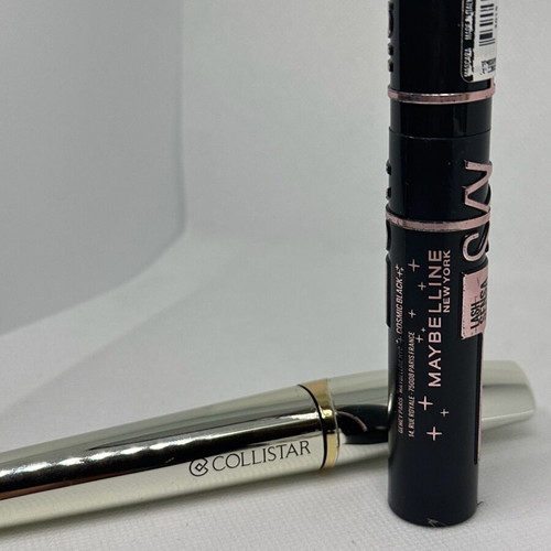 Eye mascara used, black